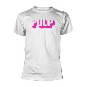 Pulp Unisex Adult This Is Hardcore Logo T-Shirt / White